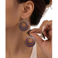 Hand Painted Wooden Earrings